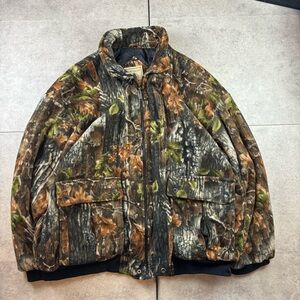 Vintage 90s Northern Territory realtree camo heavy fleece full zip up